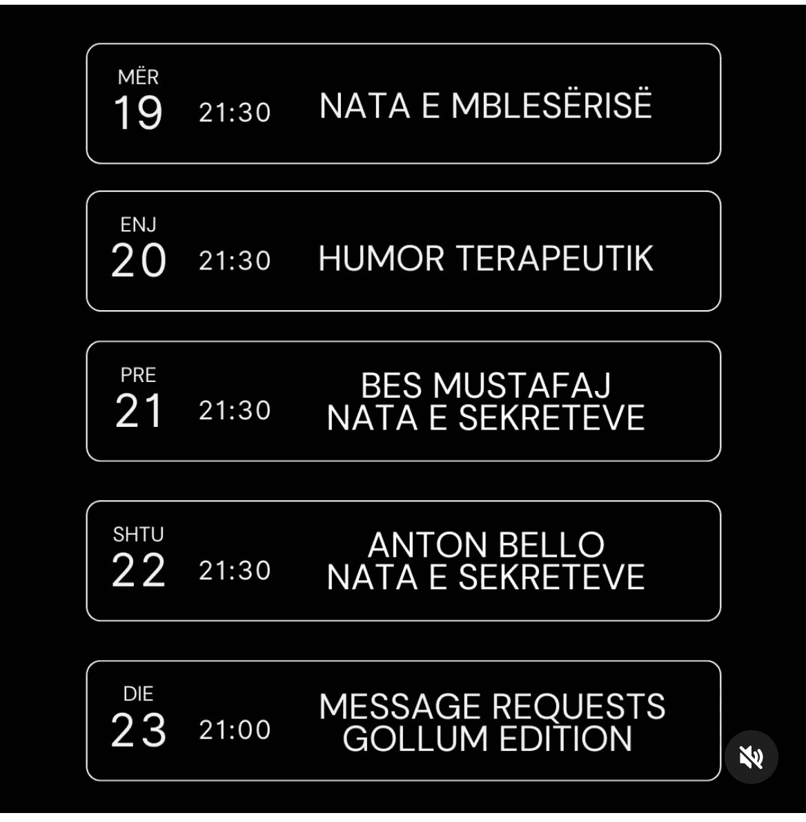 stand up comedy - tiranë