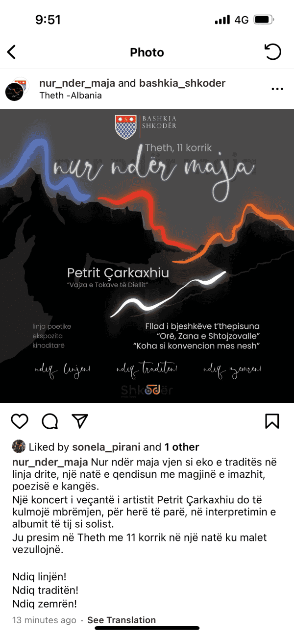 concert theth petrit çarkaxhiu
