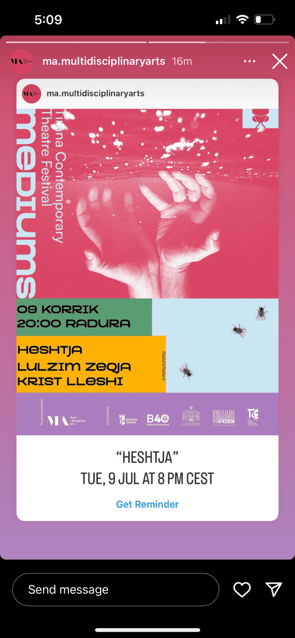 theatre festival tirana