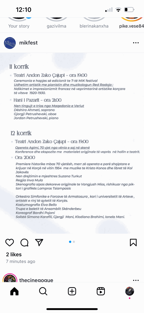 concert festival korça