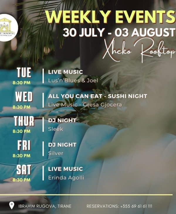 nightlife xheko imperial tirana