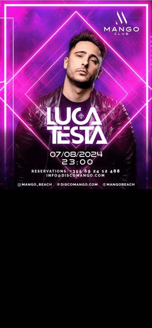 nightlife dj luca testa sarandë