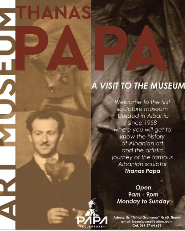 museum sculpture thanas papa tirana