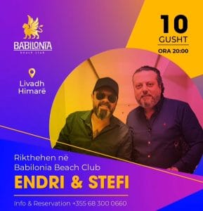 live music endri stefi babilonia