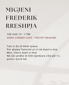 poetry night tirana