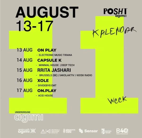 techno agimi underground tirana