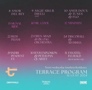 nightlife tunel terrace tirane