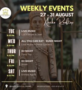 nightlife xheko imperial tiranë