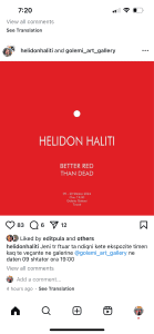 exhibition helidon haliti