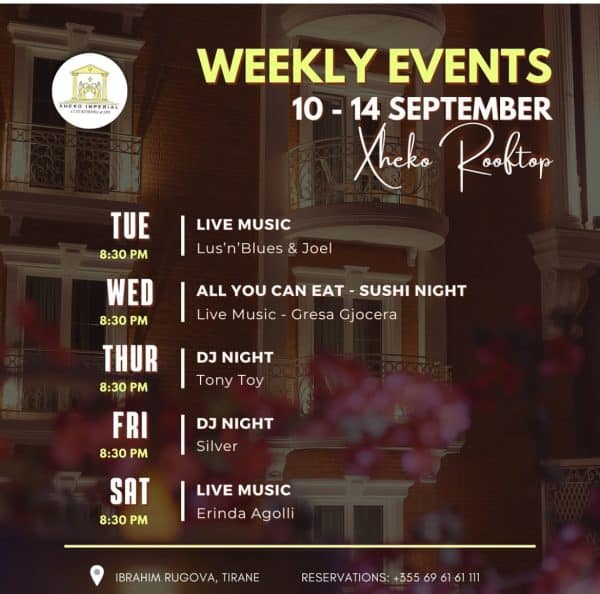 nightlife xheko imperial tirana