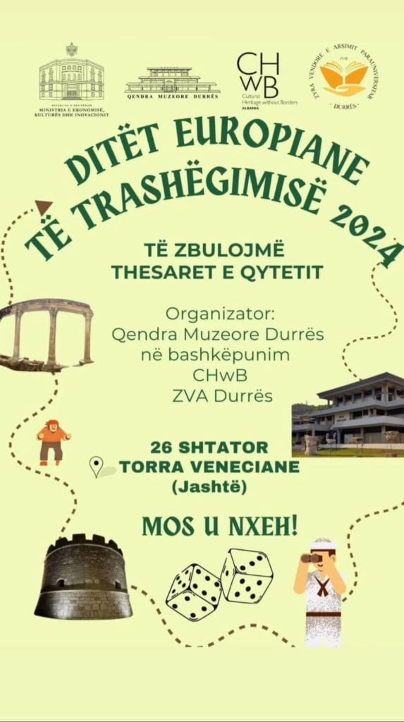european days of cultural inheritance durrës