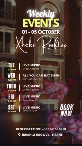 nightlife xheko tirana