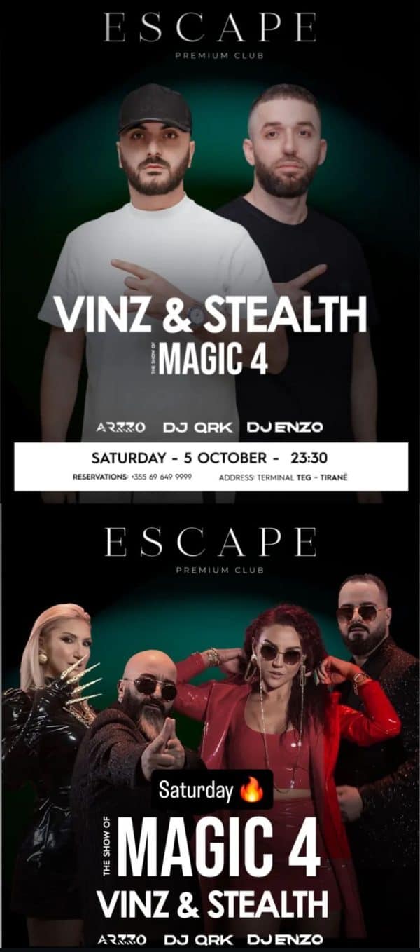 nightlife escape club tirana