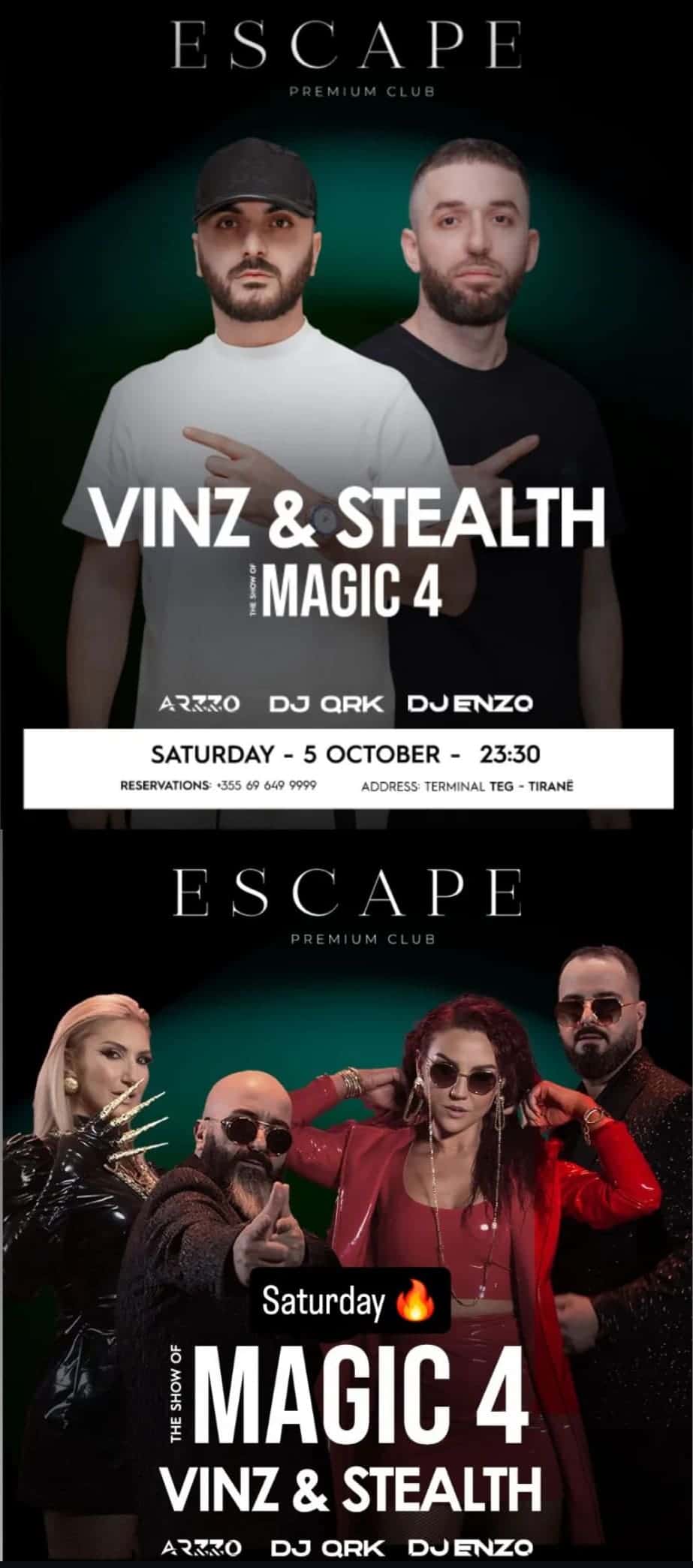 nightlife escape club tirana