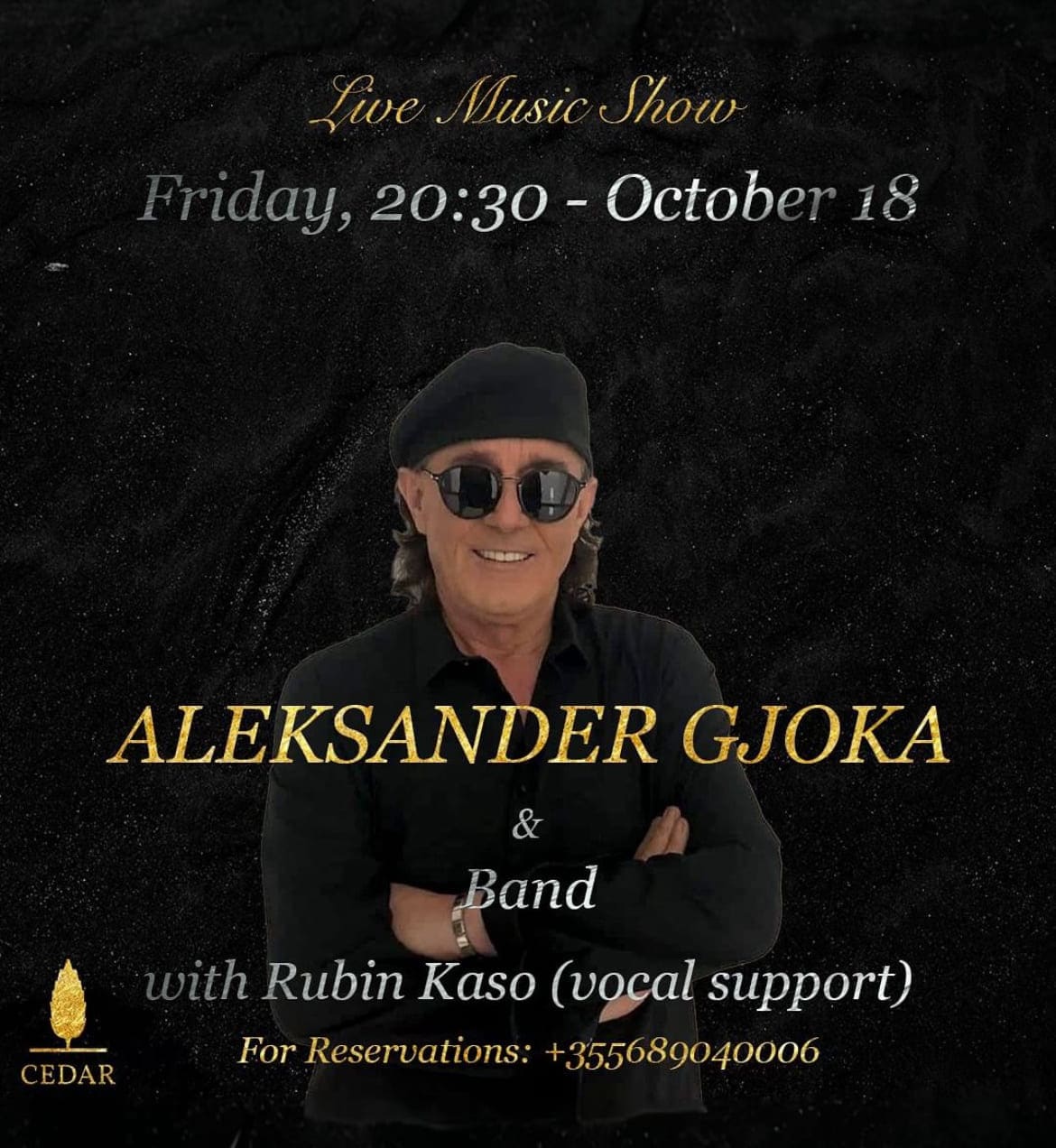 nightlife aleksandër gjoka cedar tiranë