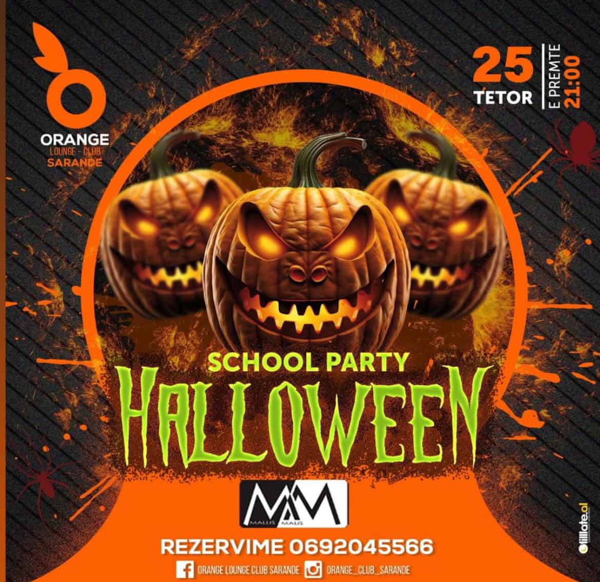 nightlife halloween orange sarandë