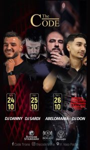 nightlife code tirana