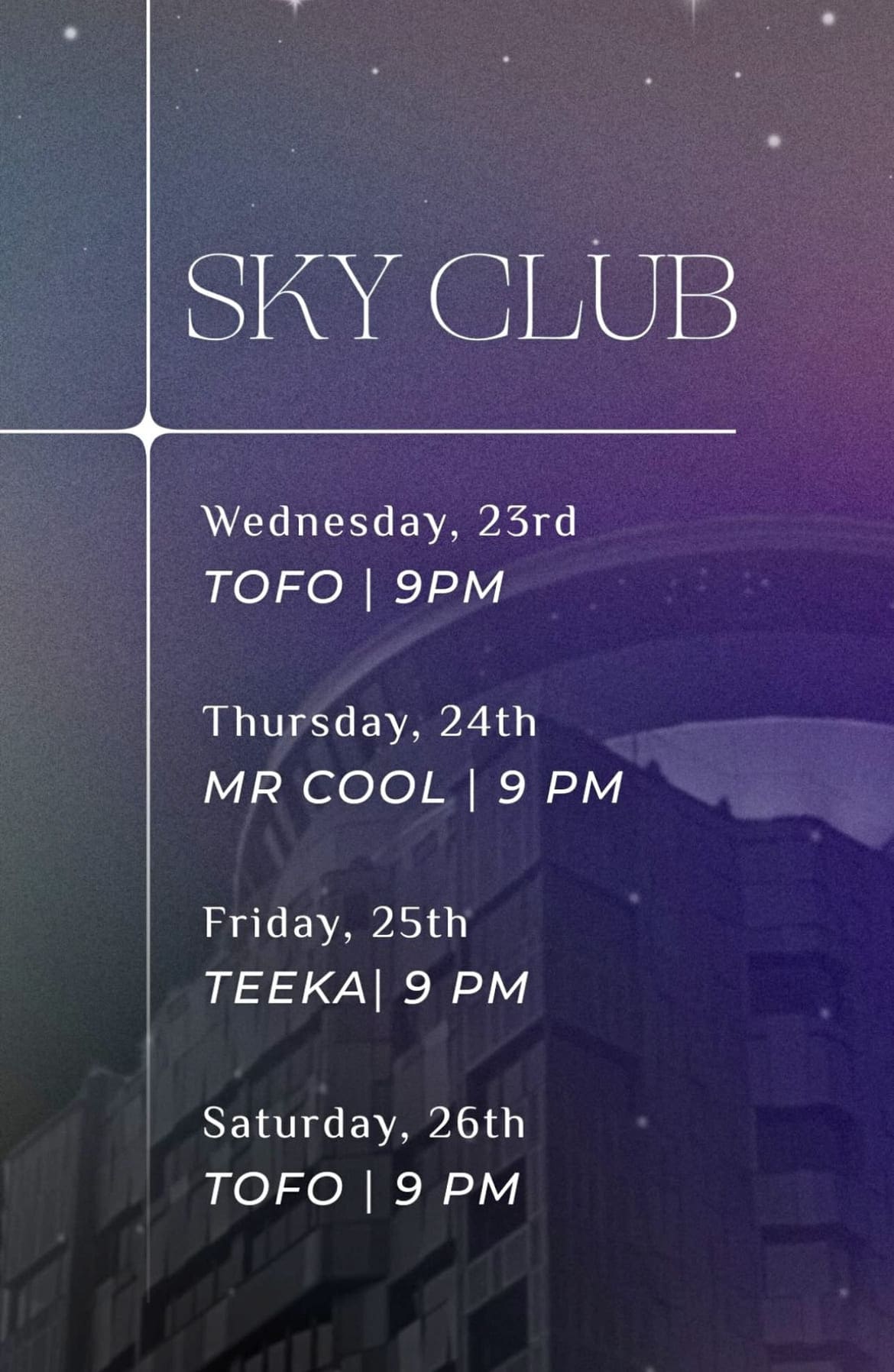 nightlife sky tirana