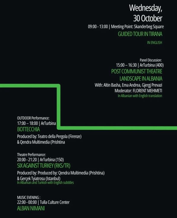 kosovo albania theatre showcase