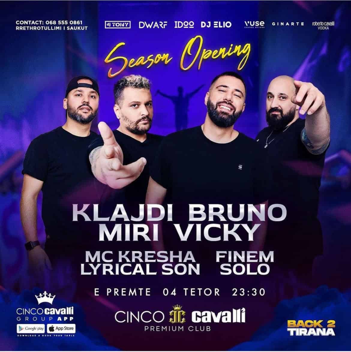 nightlife cinco tirana