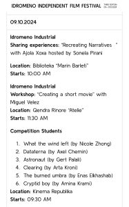 idromeno indipendent film festival