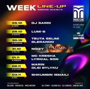 nightlife magic tirana