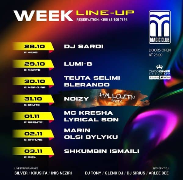 nightlife magic tirana