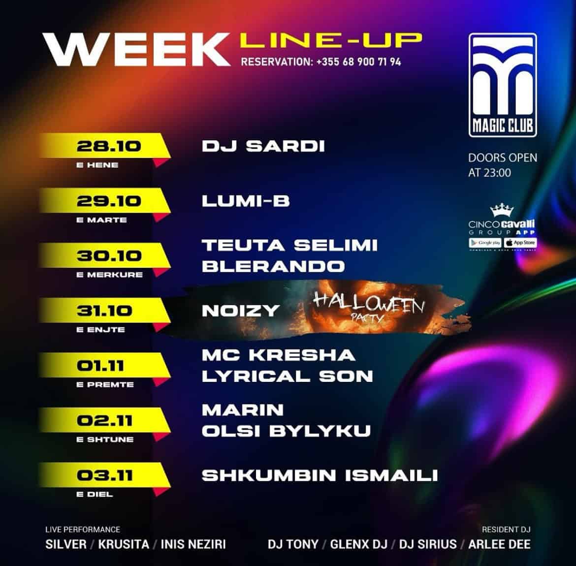 nightlife magic tirana