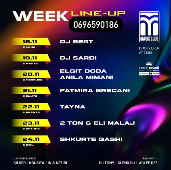 nightlife magic tirana