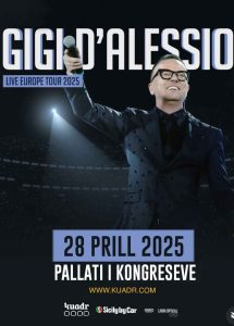 Gigi D’Alessio në Tiranë