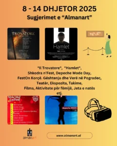 eventet kulturore 8-14 dhjetor 2025