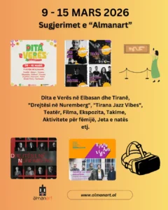 evente kulturore 9-15 mars 2026