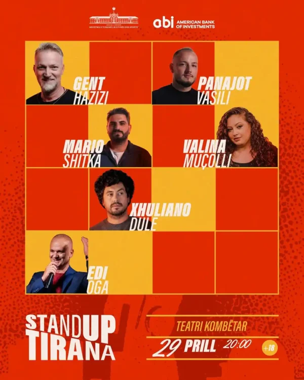 standup tirana 2026