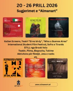 eventet kulturore të javës 20-26 prill 2026