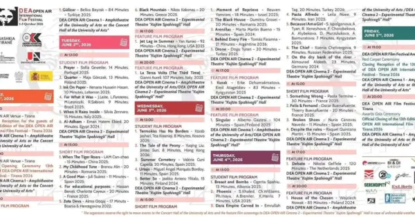 dea film festival tirana