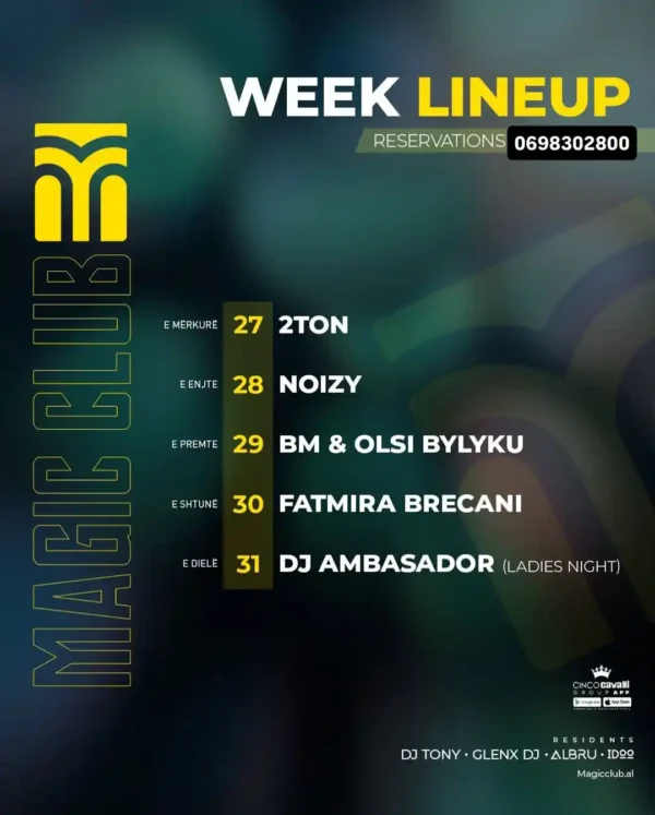 nightlife magic club tiranë