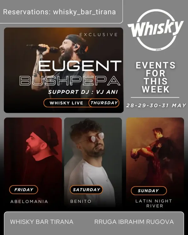 whisky nghtlife tirana