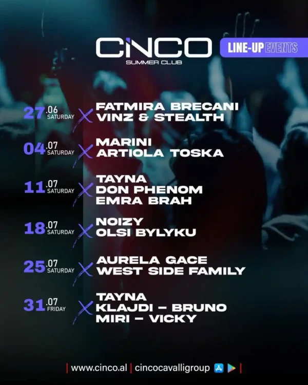 cinco durrës nightlife