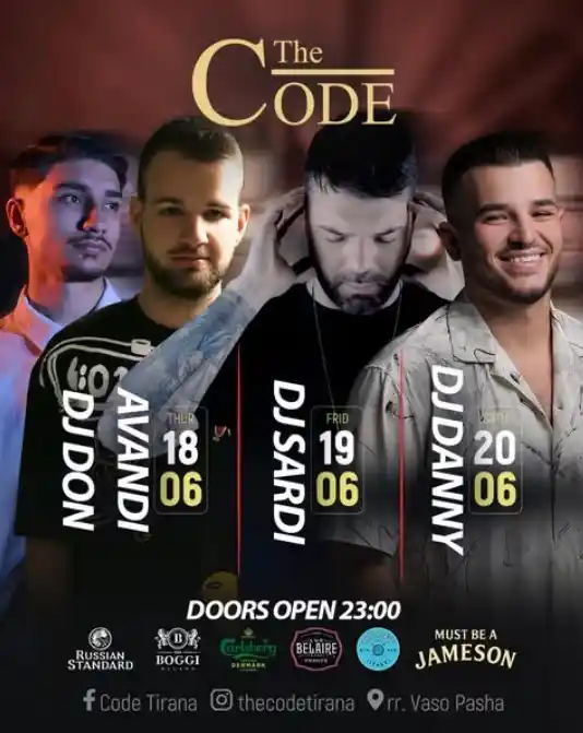 nightlife code tirana