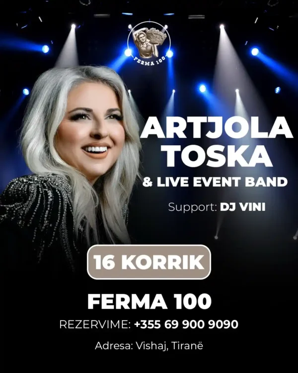 artjola toska ferma 100 tiranë
