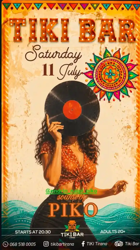 tiki nightlife tirana dj piko