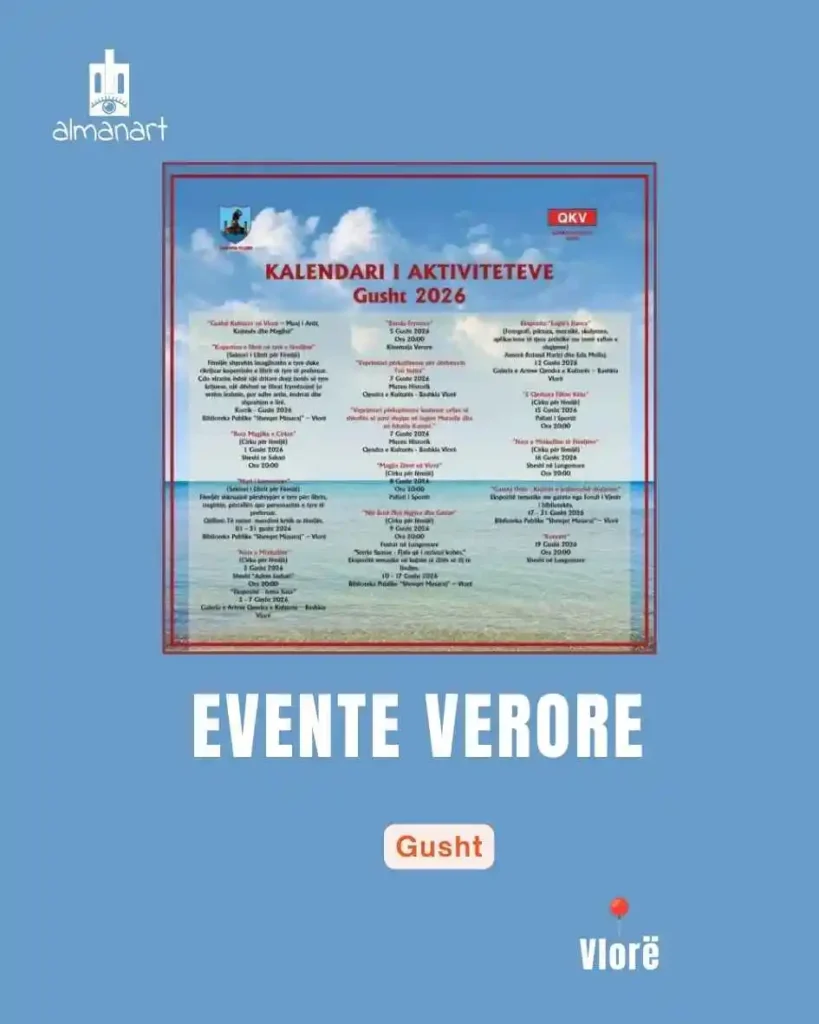 eventet kulturore të javës 24-31 gusht 2026