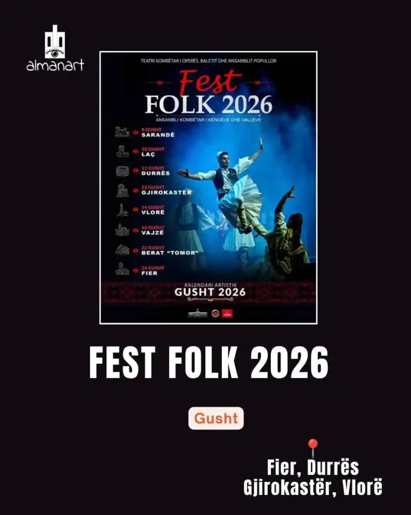 eventet kulturore të javës 24-31 gusht 2026