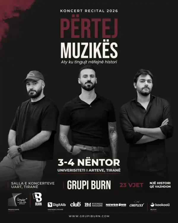 Koncert Grupi Burn Tiranë