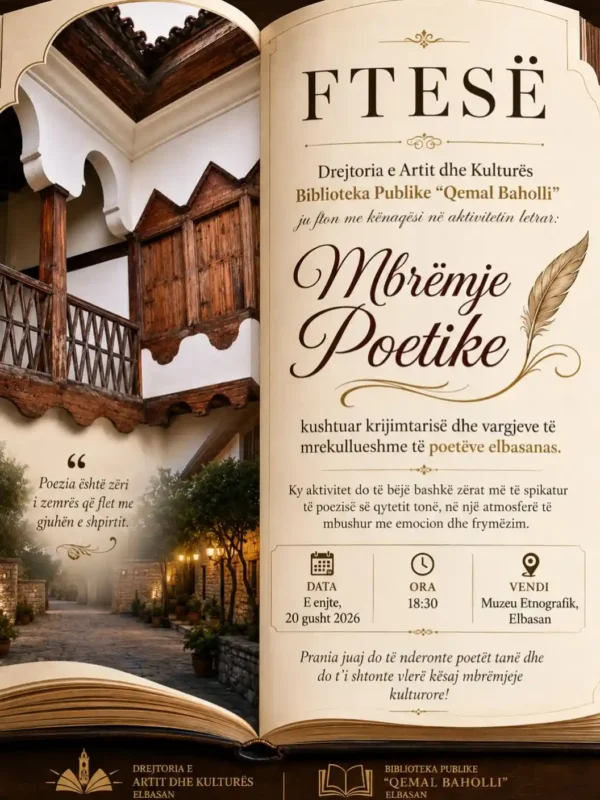 Mbrëmje poetike Elbasan