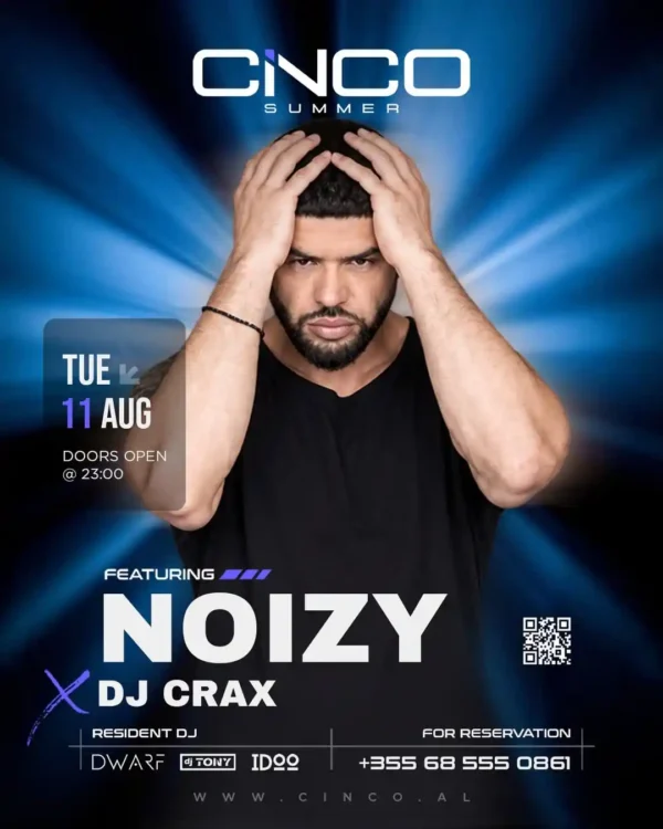 Noizy Cinco Club Durrës