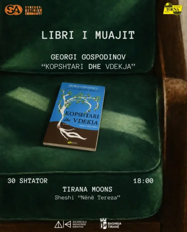 "Kopshtari dhe vdekja" Georgi Gospodinov te Tirana Moons