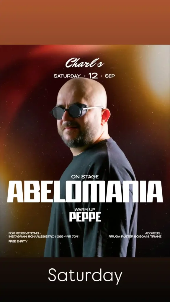 DJ ABELOMANIA te Charl's Bistro