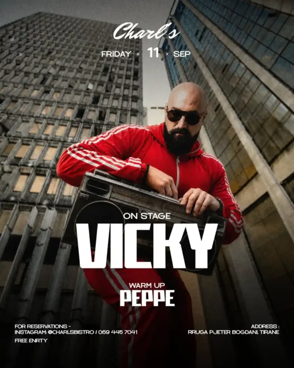 DJ VICKY te Charl's Bistro