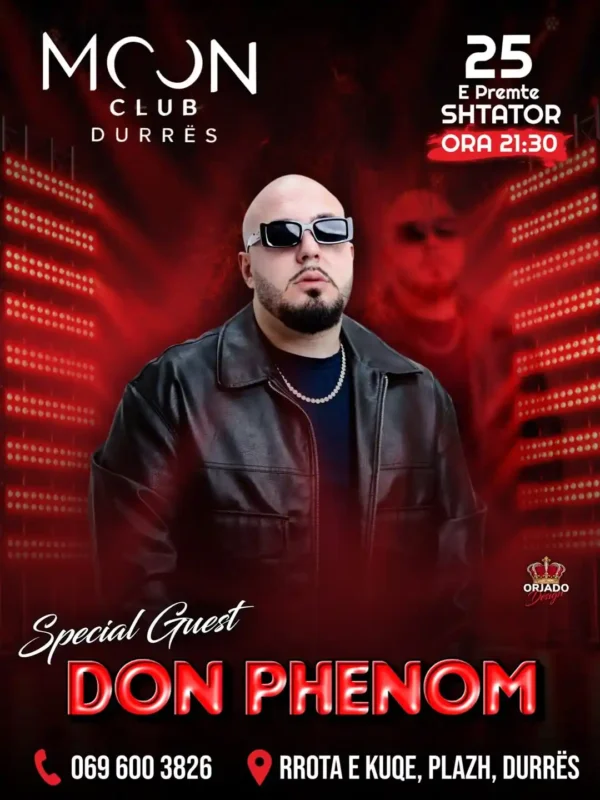 Live music nga Don Phenom te Moon Club